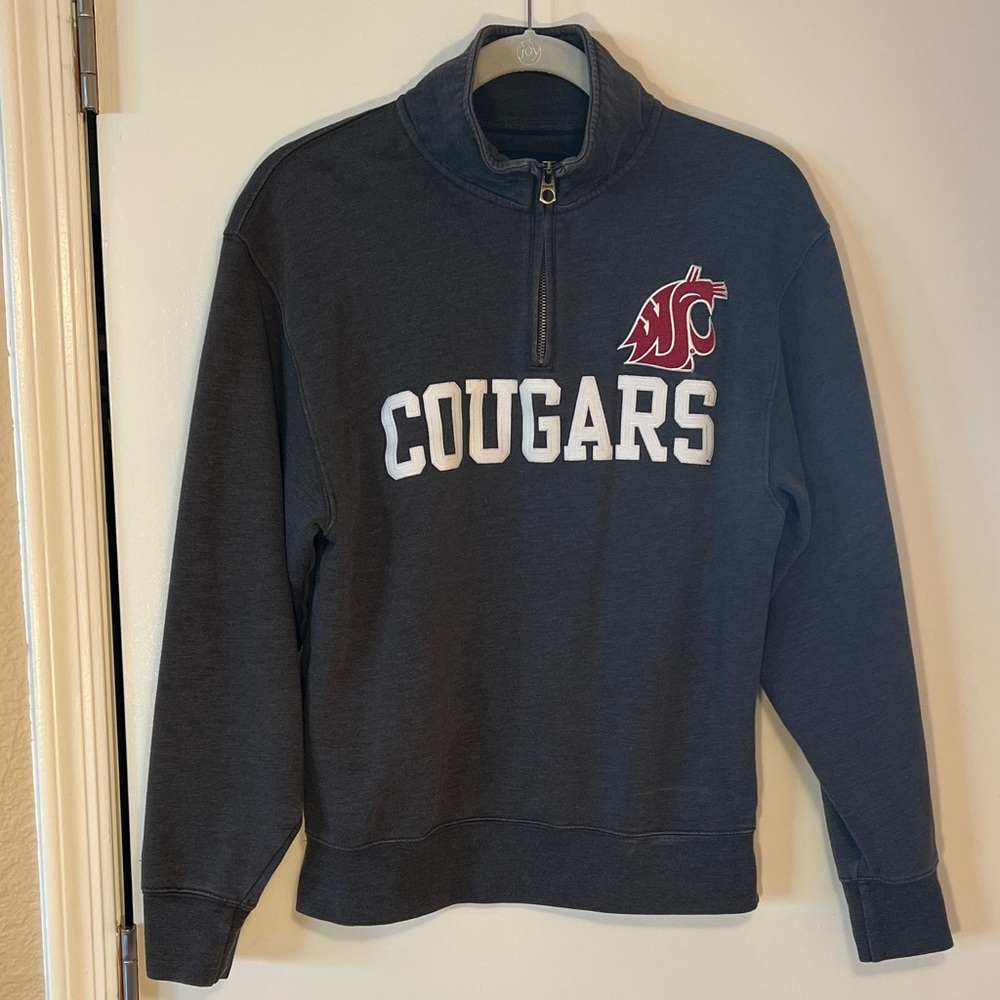 Jansport Black WSU Cougars Quarter-Zip Sweatshirt